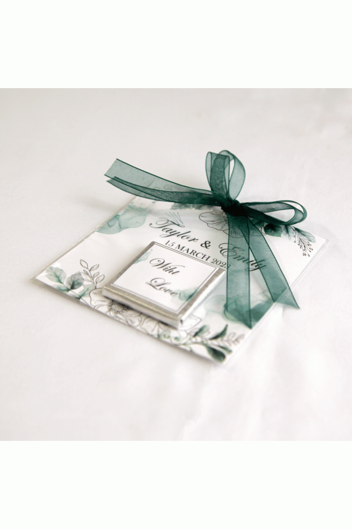 Wedding - Engagement Chocolate card