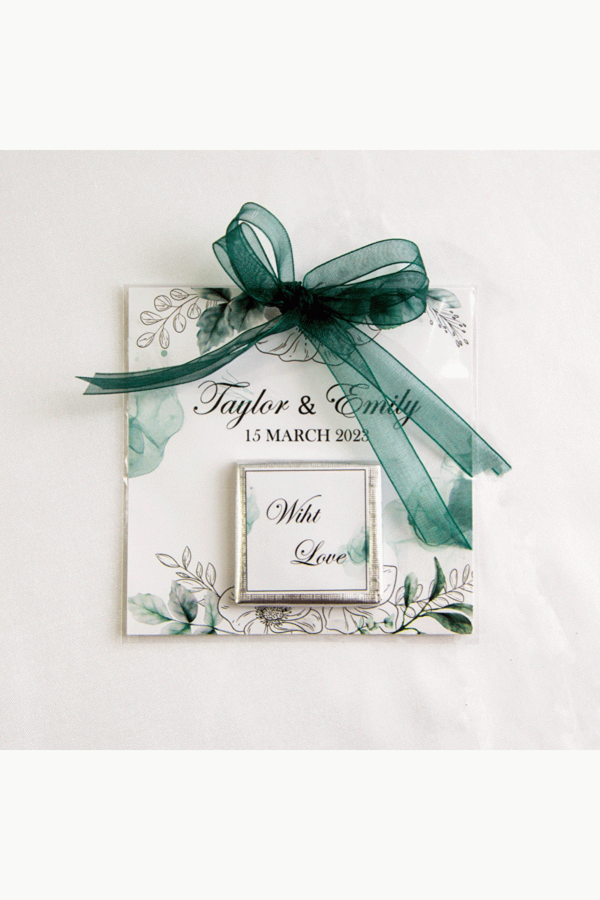 Wedding - Engagement Chocolate card