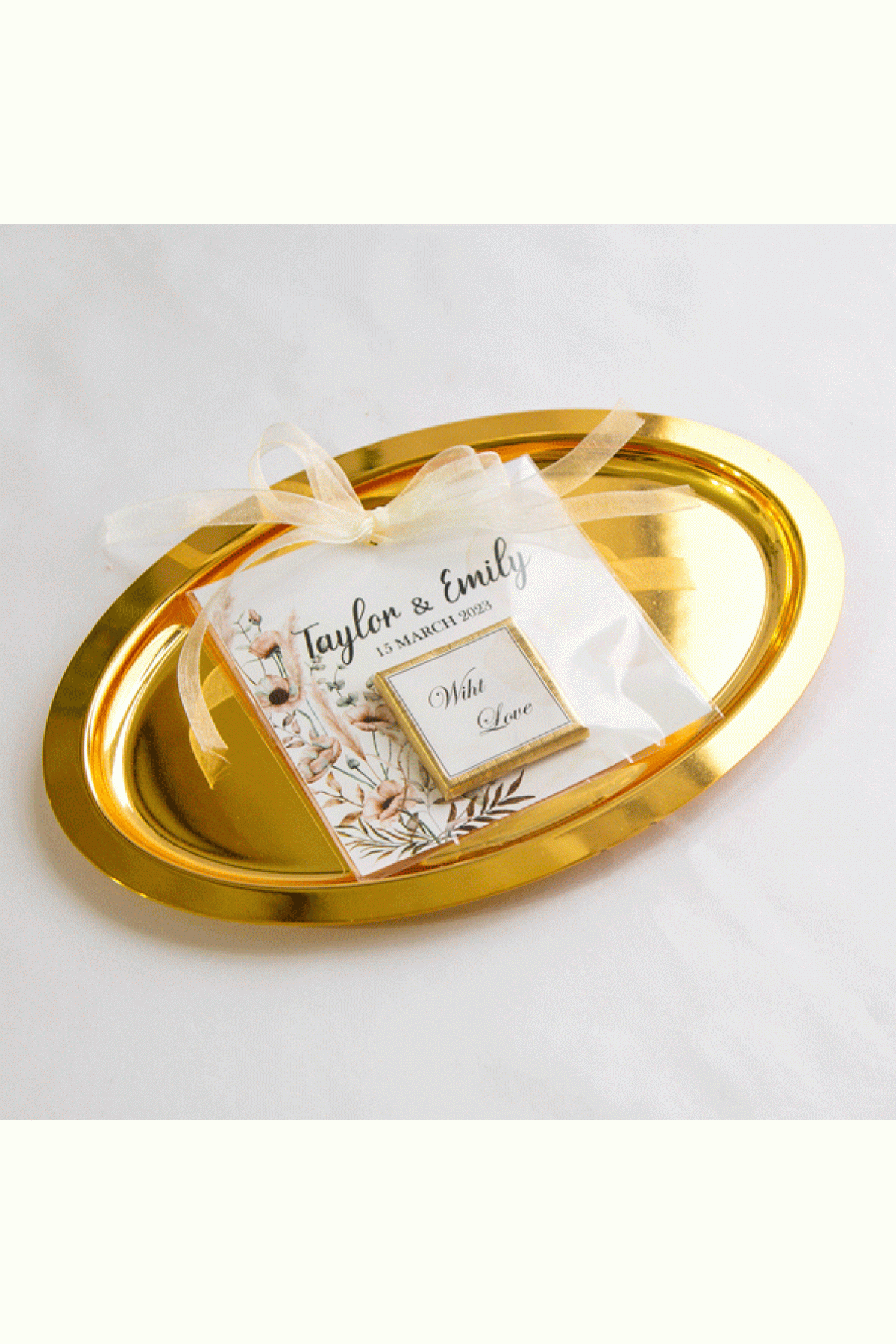 Wedding - Engagement Chocolate card