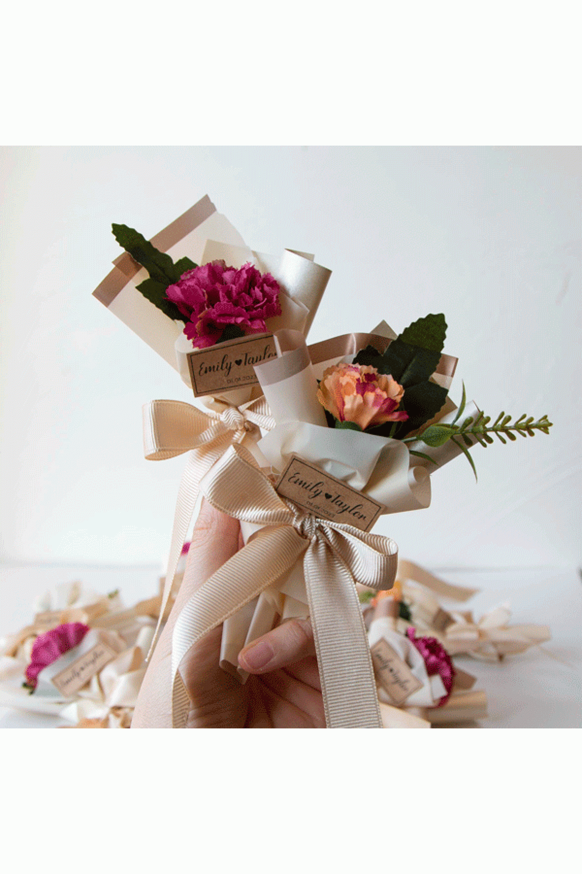 Magnet Mini Flower Bouquet - Clove