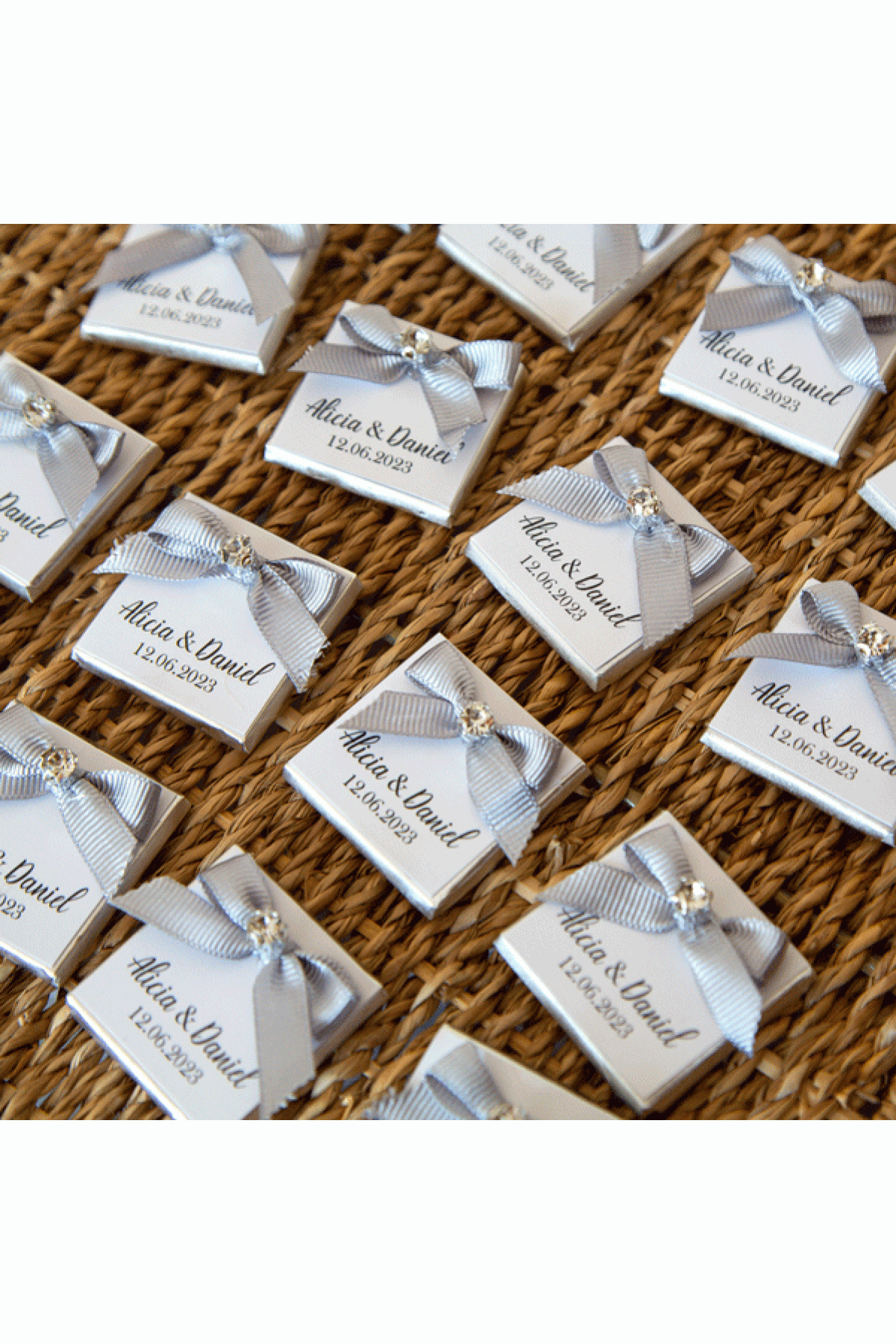 Special Wedding Chocolate - Silver