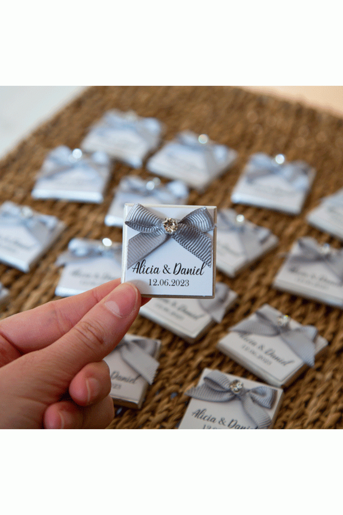 Special Wedding Chocolate - Silver