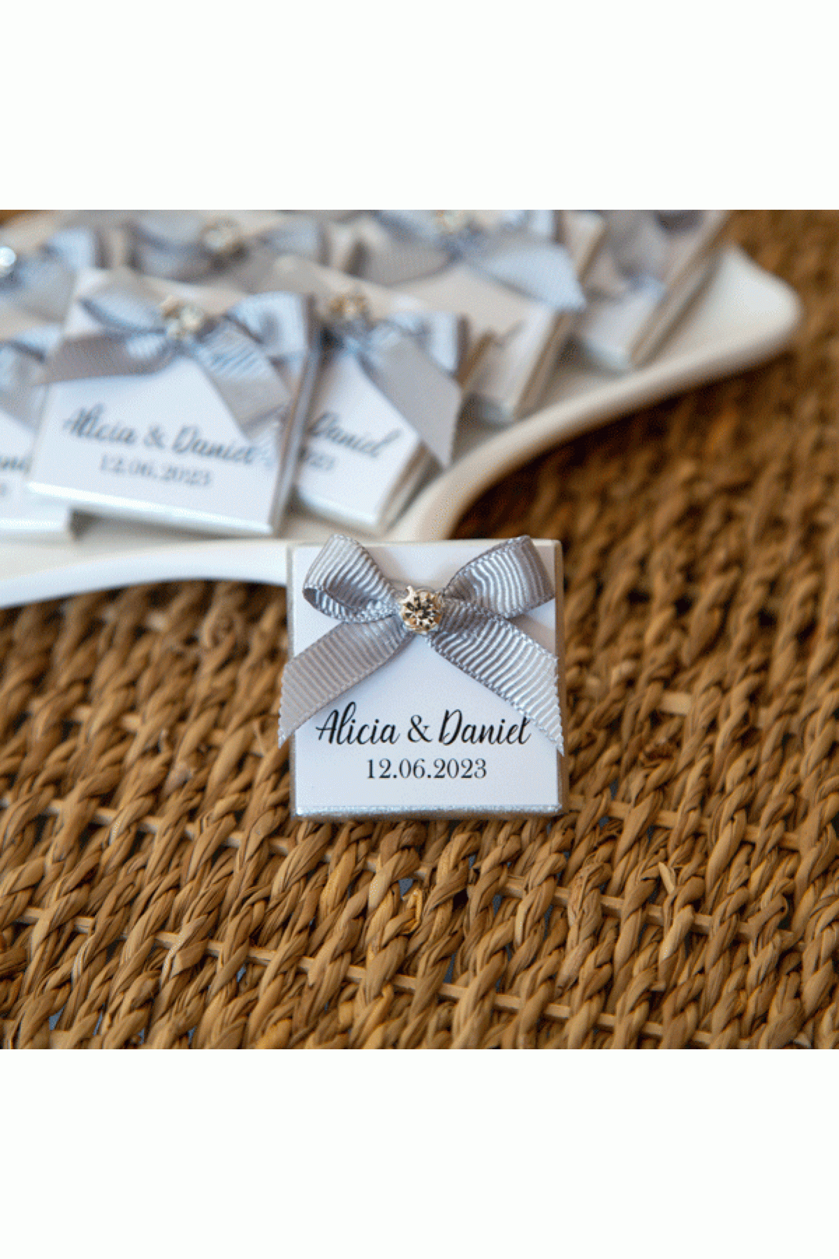 Special Wedding Chocolate - Silver